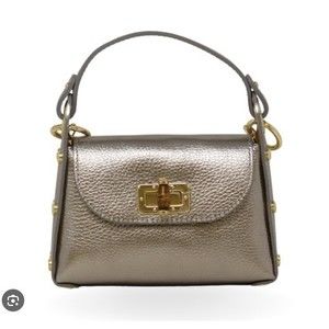 31. NWT German Fuentes  Genuine Leather Crossbody Bag